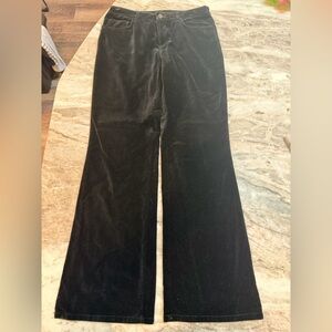 Jones New York Black Velvet Stretch Pants Size 4